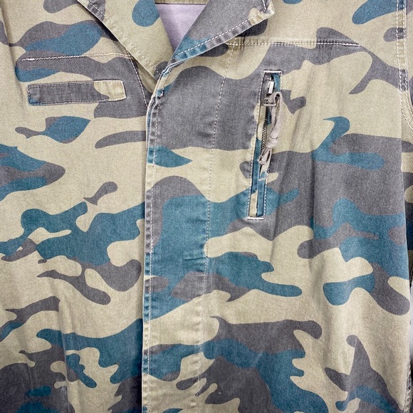 JACKSON Camo Camouflage Military Cotton Jacket M - Picture 4 of 8